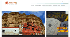Desktop Screenshot of mustangtrekkinginnepal.com